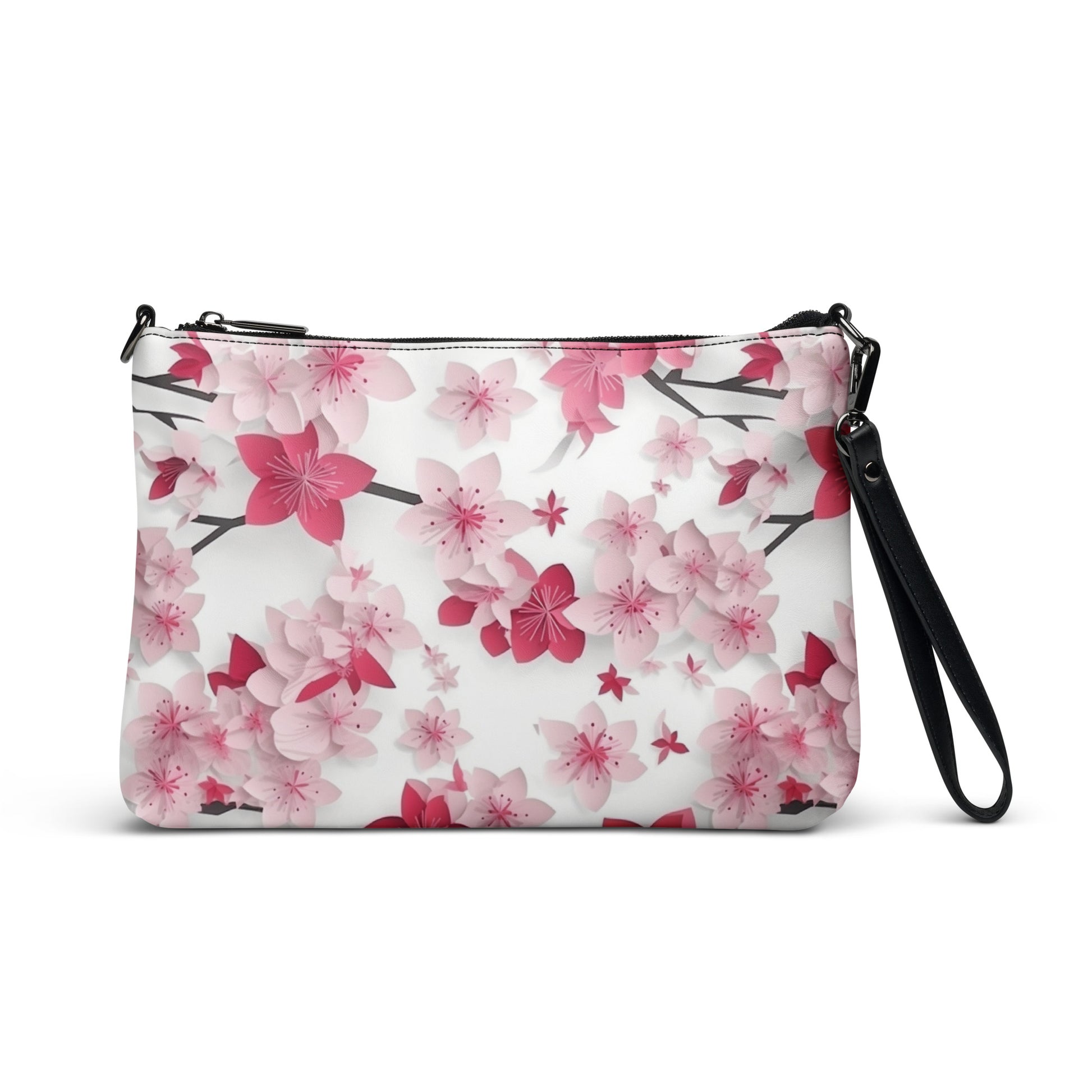 Kawaii Sakura all over print cross body bag Front