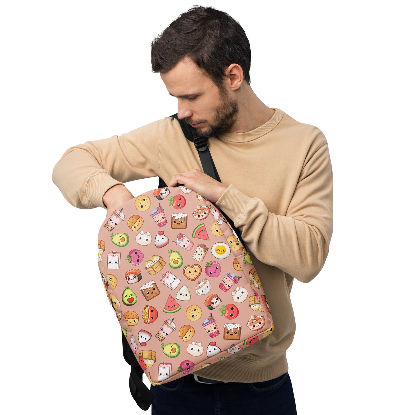 Playful Palate Backpack - Charming Foodie Fiesta