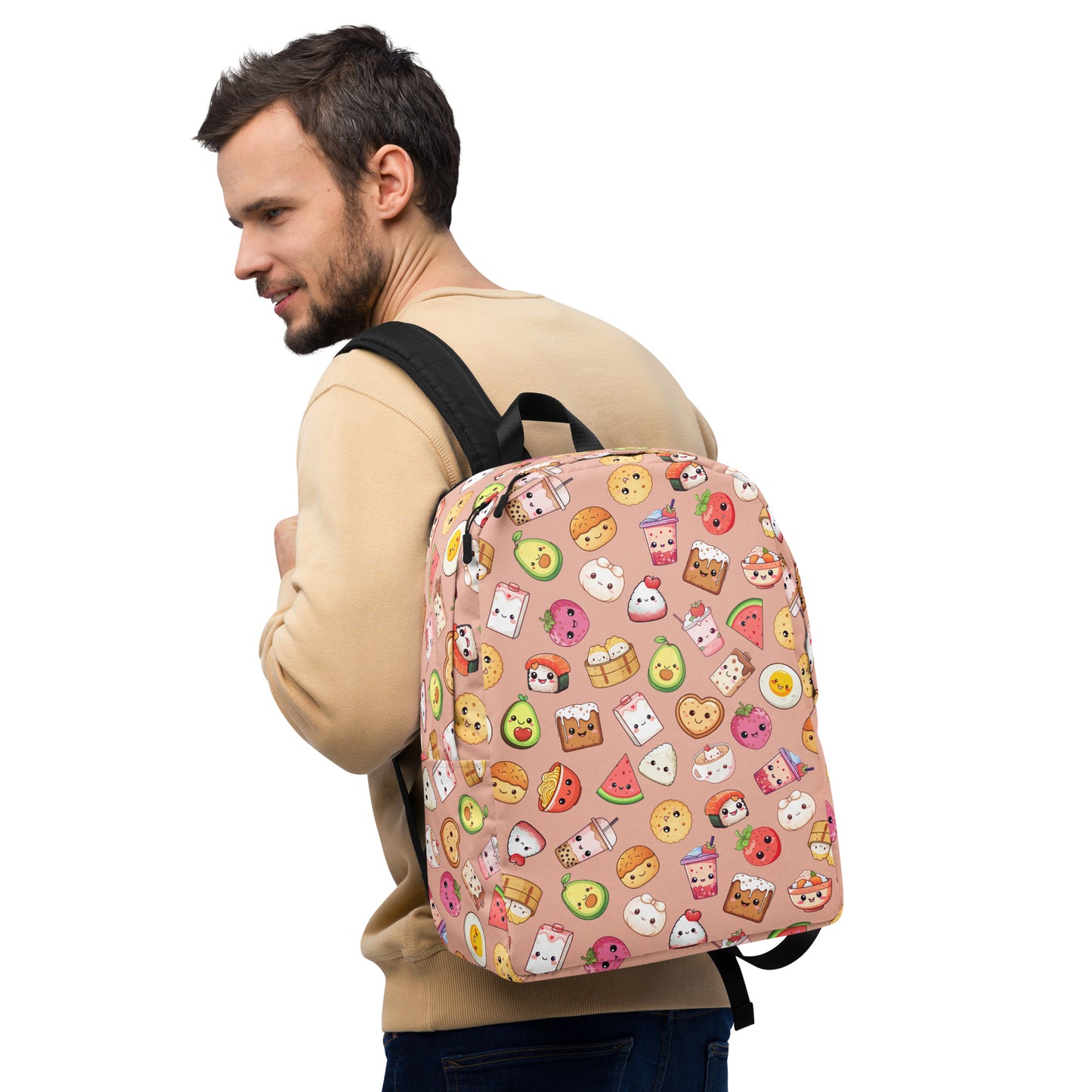 Playful Palate Backpack - Charming Foodie Fiesta