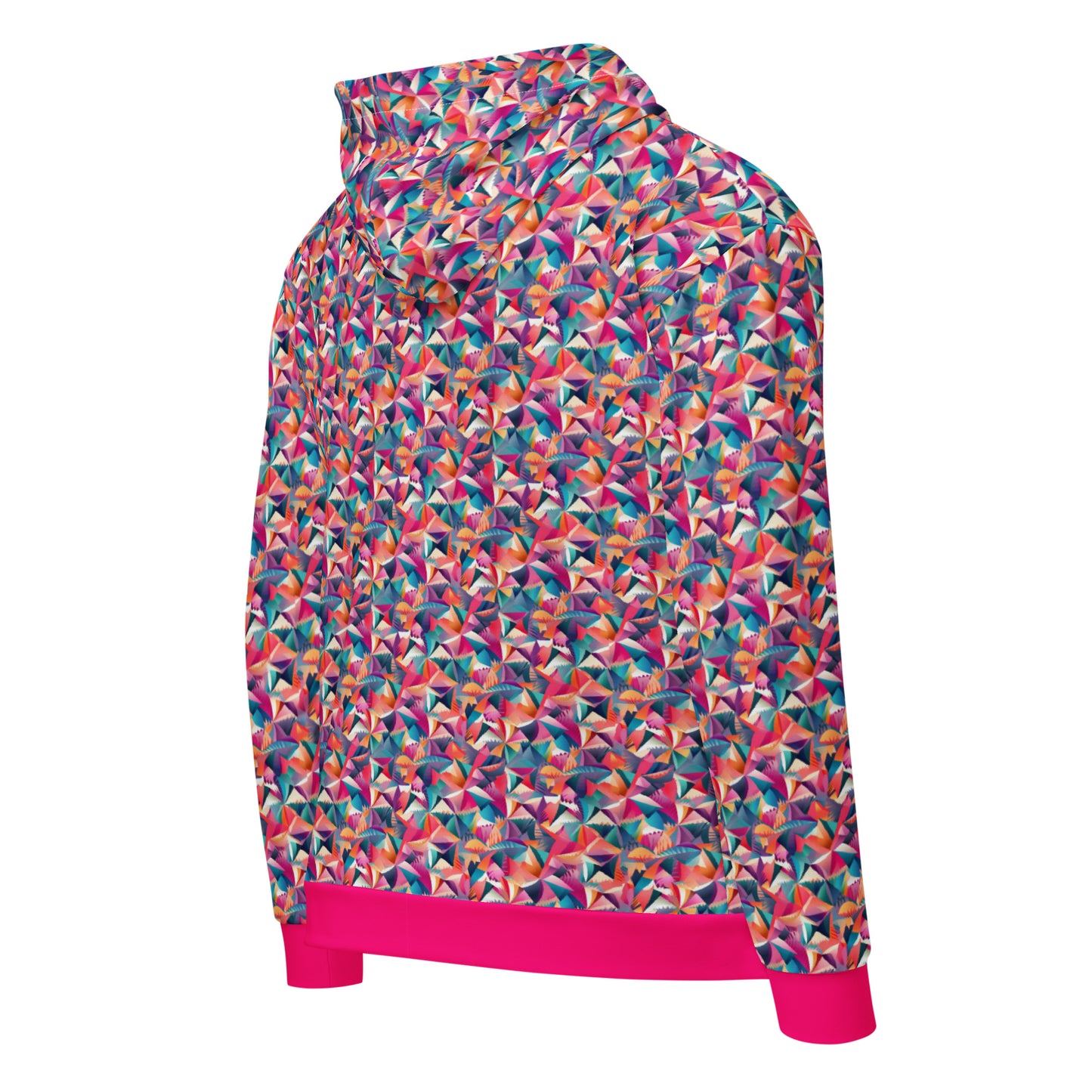 Kaleidoscope Kawaii Zip Hoodie - Streetwear Edition