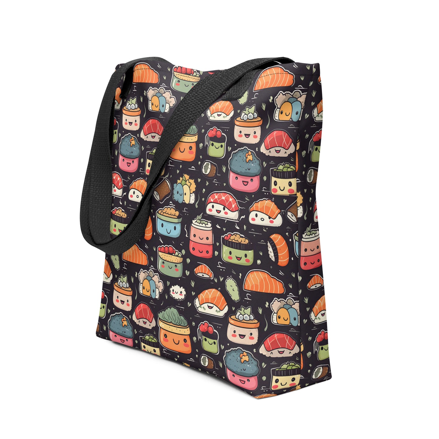 Kawaii Sushi Large Tote bag