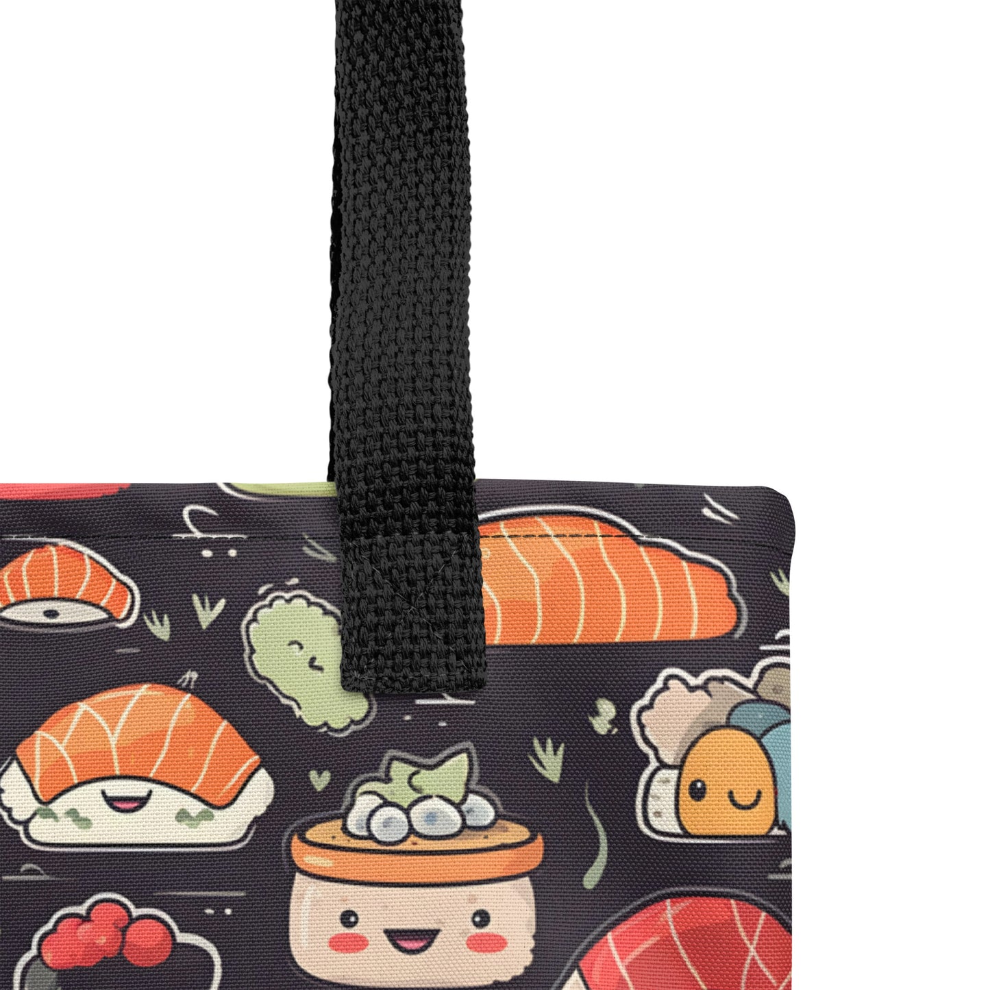 Kawaii Sushi Large Tote bag