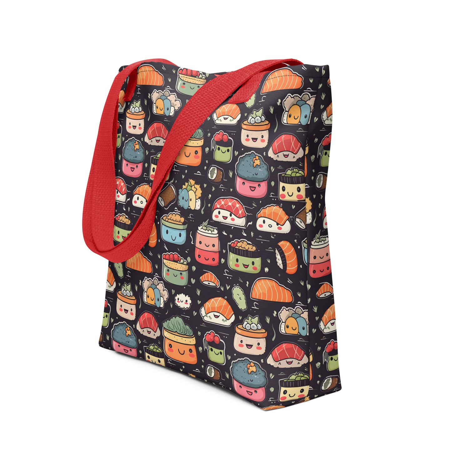 Kawaii Sushi Large Tote bag