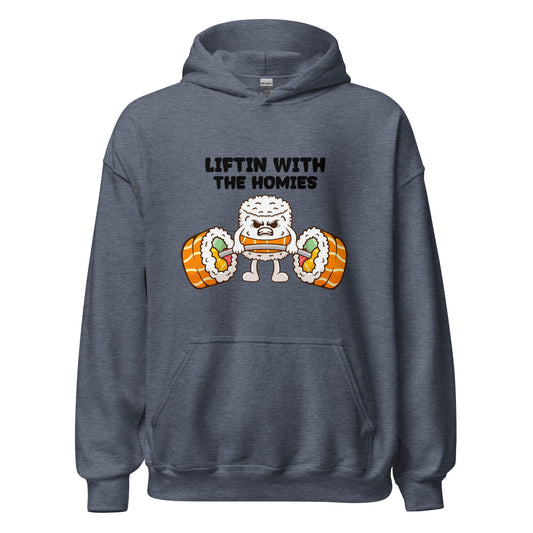 Kawaii Sushi Bros - Deadlift Sushi Hoodie