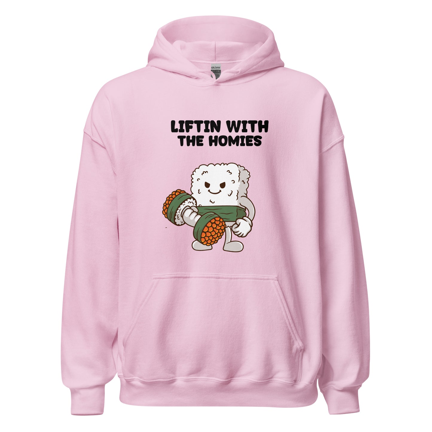 Kawaii Sushi Bros - Buff Nigiri Hoodie