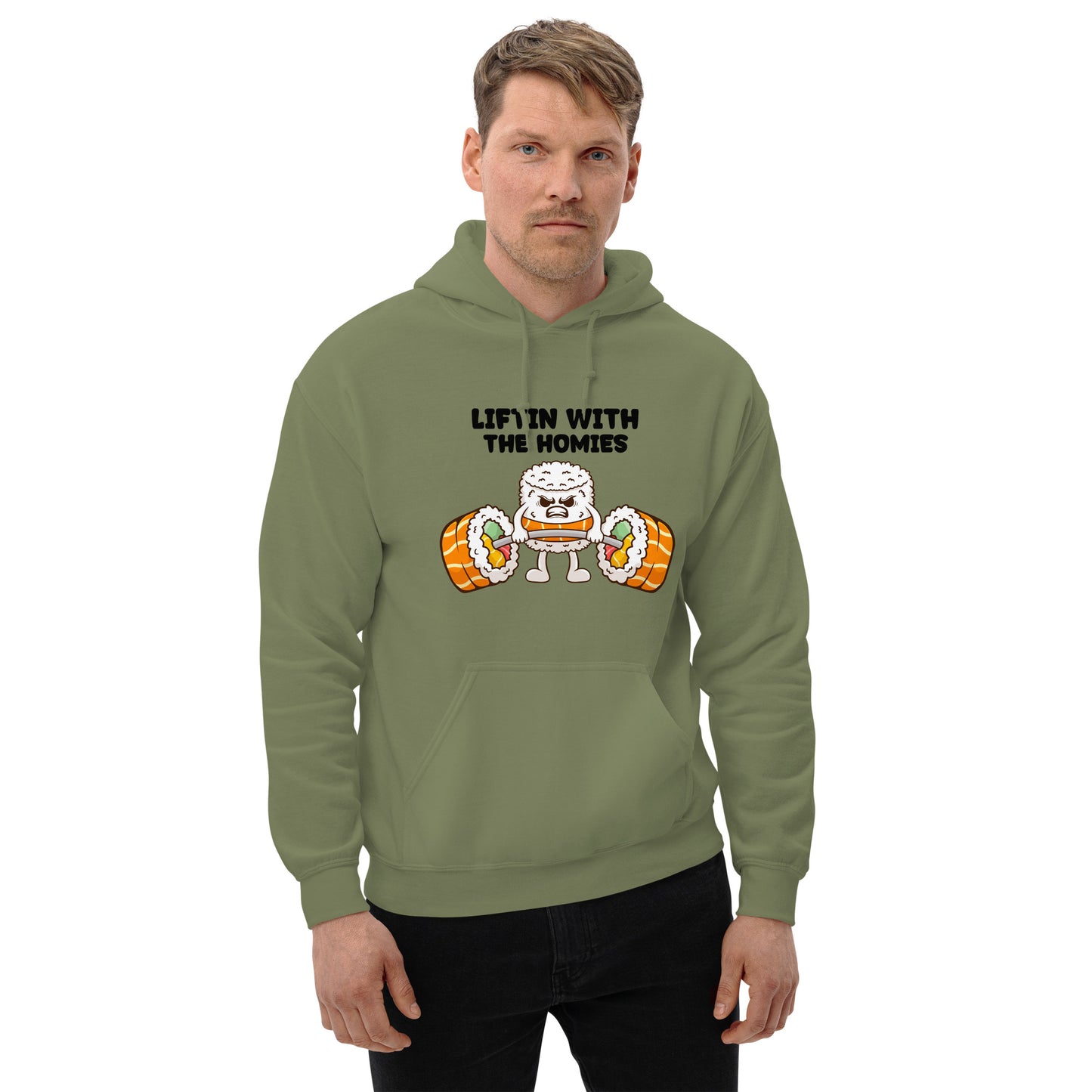 Kawaii Sushi Bros - Deadlift Sushi Hoodie