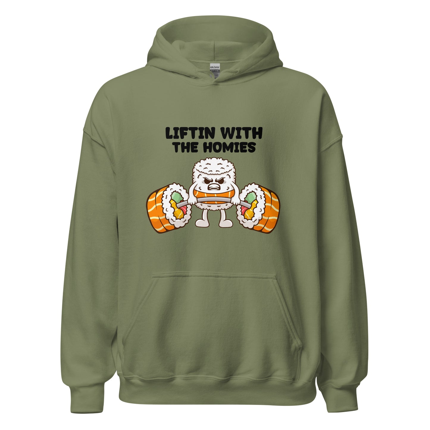 Kawaii Sushi Bros - Deadlift Sushi Hoodie