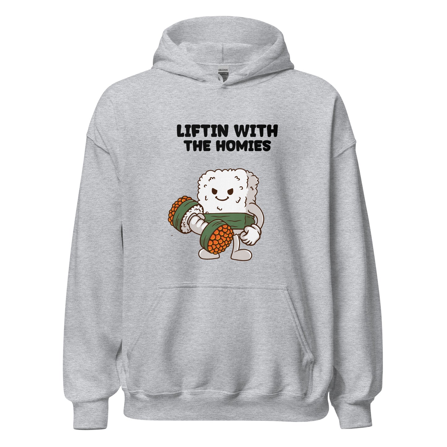 Kawaii Sushi Bros - Buff Nigiri Hoodie