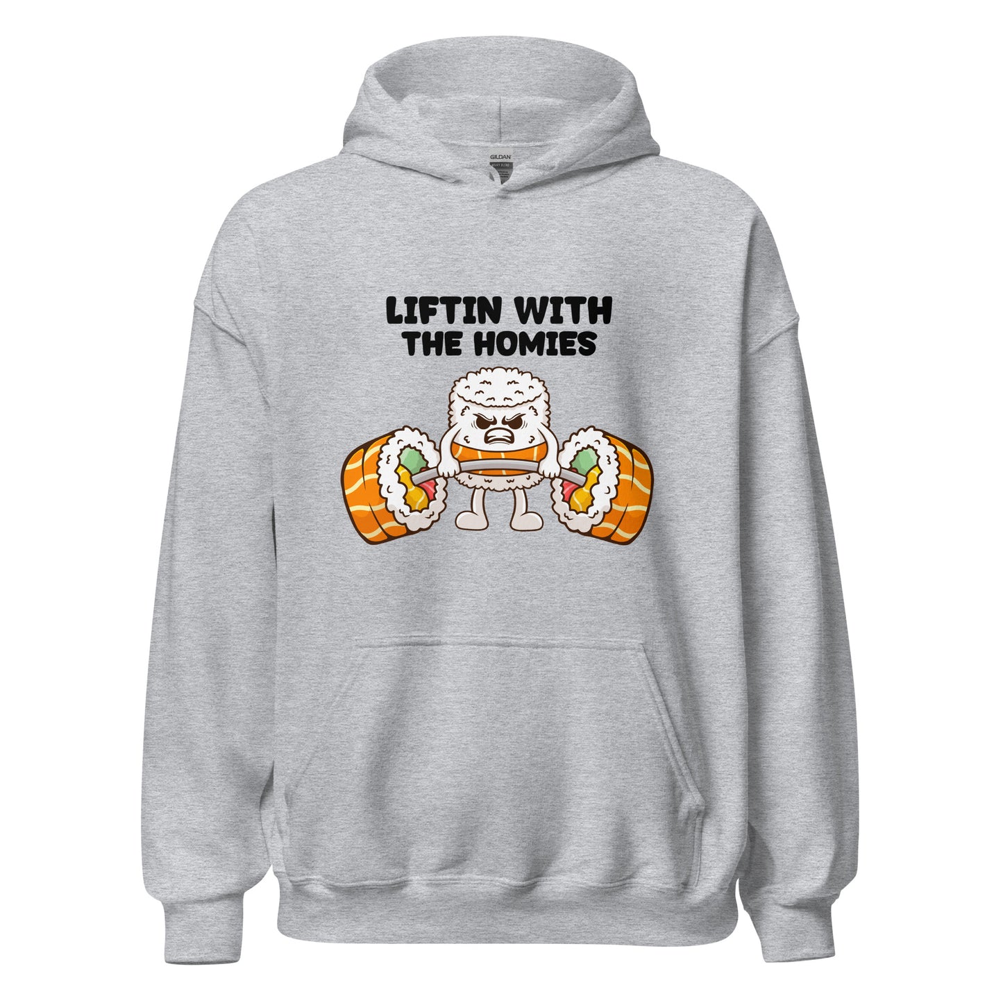 Kawaii Sushi Bros - Deadlift Sushi Hoodie