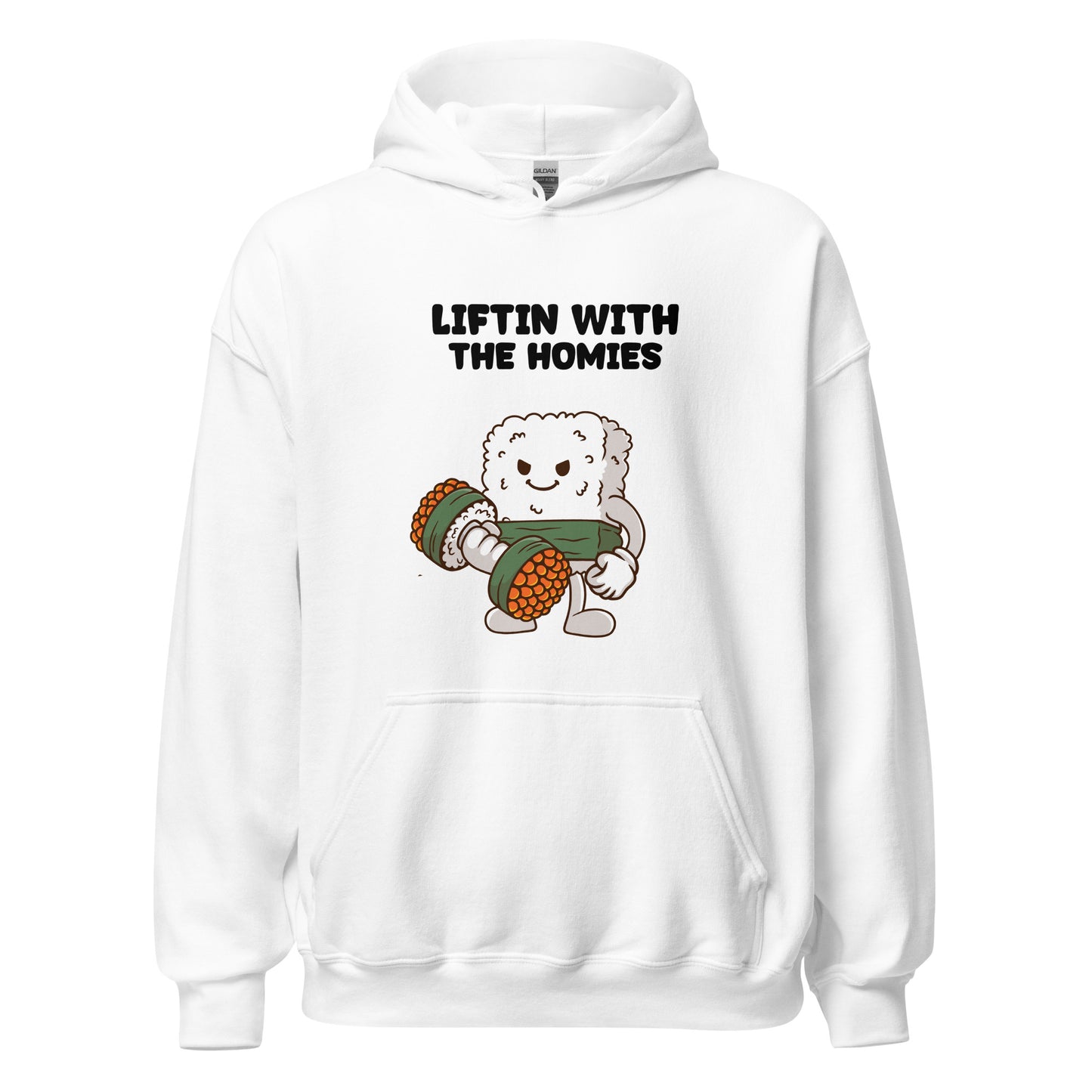 Kawaii Sushi Bros - Buff Nigiri Hoodie