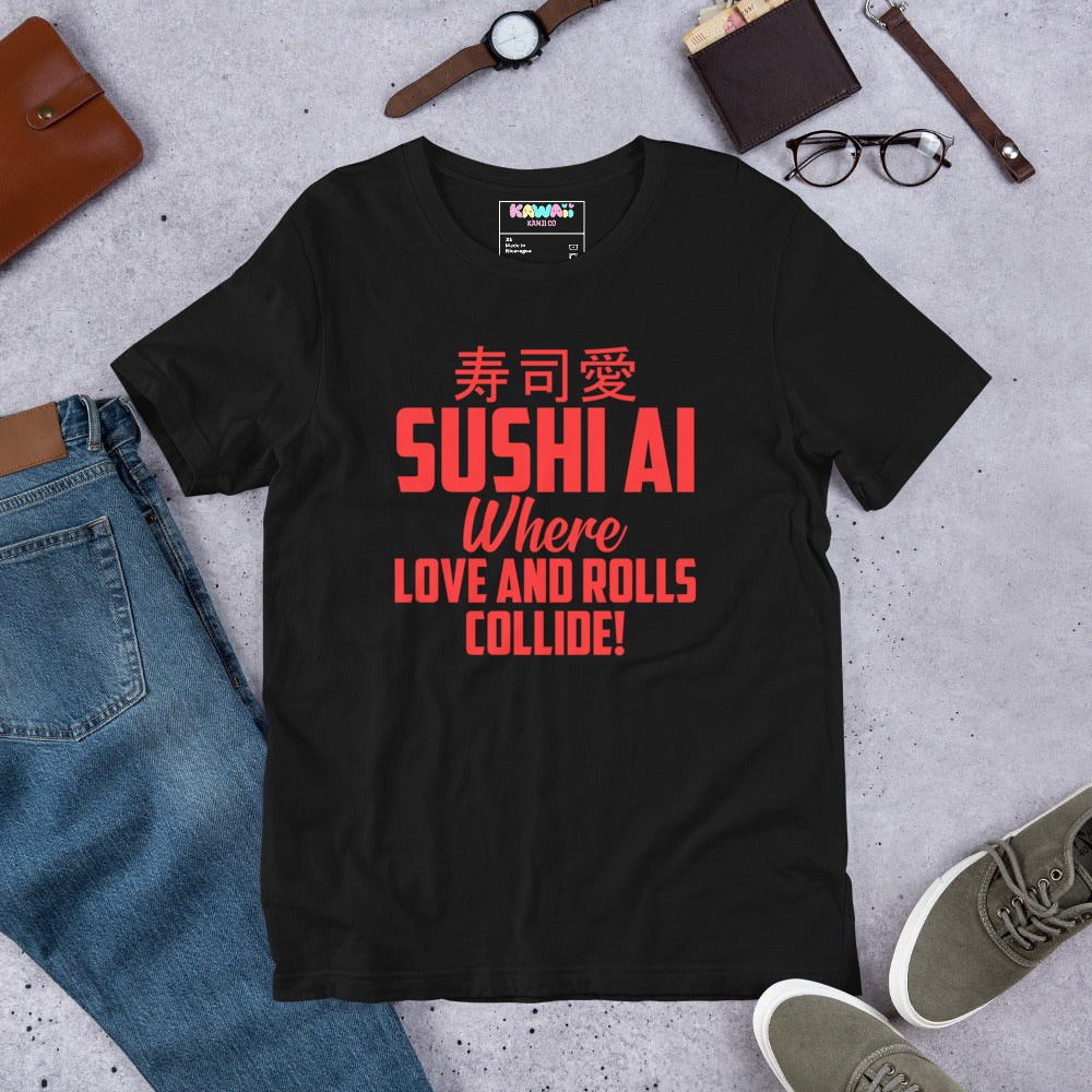 Kanji T-Shirt - Sushi Ai 寿司愛