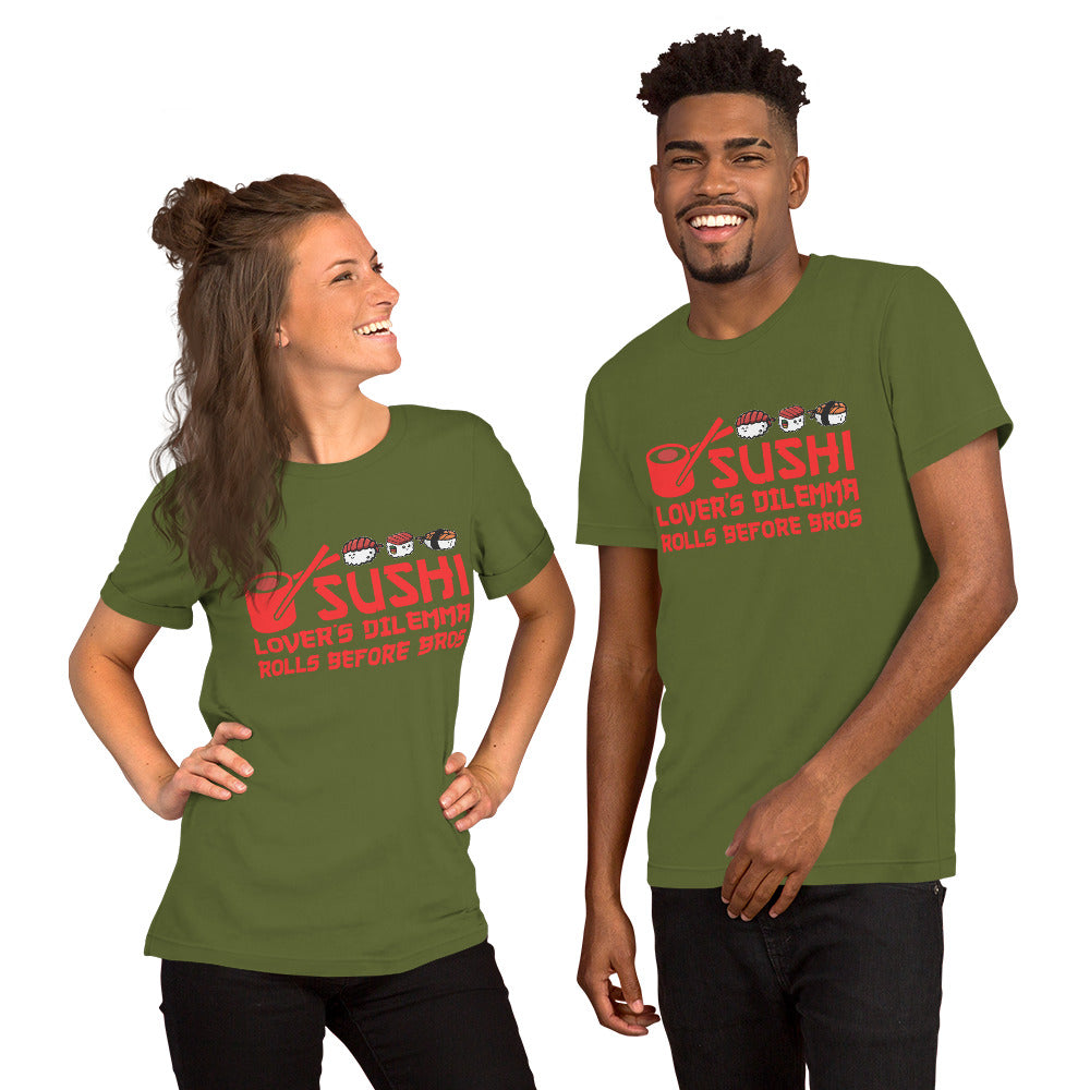 Sushi lovers Dilemma Unisex T-shirt